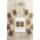 Carte étapes en bois, souvenir anniversaire enfant