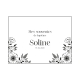 Coffret souvenirs baptême de bébé, modèle fleuri