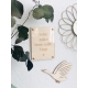 Décoration murale personnalisée en bois, date de naissance ou date de mariage