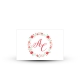 Invitation repas personnalisée pour invitation mariage fleuri