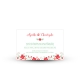Carton invitation repas pour mariage champêtre