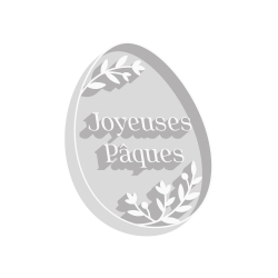 Emporte-pièce original biscuits oeuf de Pâques