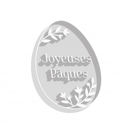Emporte-pi&egrave;ce original biscuits oeuf de P&acirc;ques