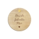 Miroir de poche personnalisé cadeau original maman