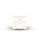 Invitation repas kraft personnalisée mariage champêtre