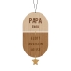 Cadeau fête des pères original, bijou de voiture en bois