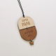 Bijou de rétroviseur personnalisé en bois, cadeau papa