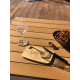 Cadeau fête des pères original, dessous de verre octogonal en bois