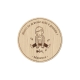 Magnet en bois personnalisé portrait enfant, cadeau maîtresse nounou