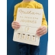 Pancarte en bois personnalisée pour photo rentrée scolaire CP
