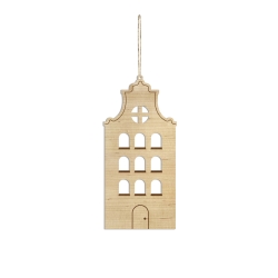 Suspension en bois maison hollandaise