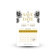 Save the date Anémones thème Gatsby chic et rétro