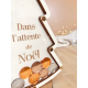 Calendrier de l'Avent design en bois, sapin avec pochon cadeau