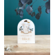 Pancarte chambre enfant personnalisable koala bois