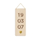 Affichette en bois personnalisée date, cadeau Saint Valentin
