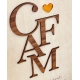 Initiales décoratives en bois à personnaliser, cadeau famille