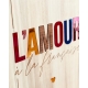 Du pep's et de la couleur dans votre intérieur, affiche en bois colorée