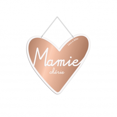 Miroir à accrocher personnalisé, cadeau original mamie