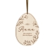 Décoration de Pâques personnalisable oeuf magnolia