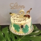 Cake topper prénom en bois calligraphie 4