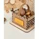 Panier en bois personnalisé pour chasse aux oeufs