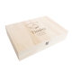 Coffret de naissance en bois souvenirs bébé modèle baleine