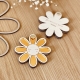 Miroir de poche marguerite fleur à personnaliser
