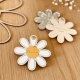 Miroir de poche marguerite fleur à personnaliser