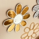 Miroir fleur original marguerite en bois et plexiglas