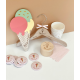 Baptême thème glace cintre enfant personnalisé