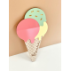 Décoration murale personnalisée thème glace