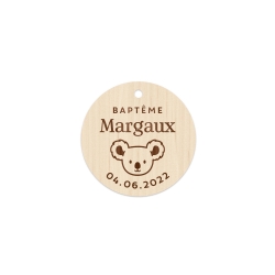 Étiquette ronde animal
