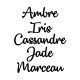 Cake topper prénom personnalisé en bois gâteau anniversaire