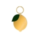 Porte-clé original citron en plexiglas miroir or