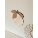 Citron en bois, décoration murale citron