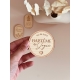 Cadeaux d'invités baptême, magnet personnalisé bois et plexiglas
