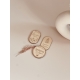 Magnet personnalisé en bois et plexiglas, cadeaux baptême