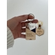 Porte-clés personnalisé super papy, cadeau original grand-père