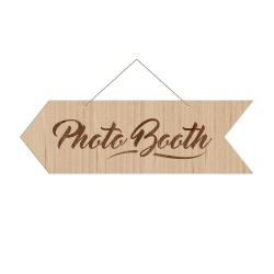 Panneau directionnel Photo Booth
