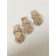 Cadeaux d'invités baptême, magnet en bois bébé Marie Savart