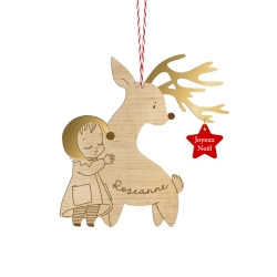 Boule de Noël mon doux renne