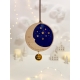 Suspension sapin de Noël personnalisée famille, modèle lune
