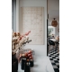Planning réutilisable en bois, planning mural grand format