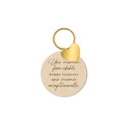 Porte-clé citation Mamie exceptionnelle