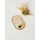 Magnet aimanté en bois citation mamie exceptionnelle