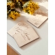 Carte postale en bois mamie