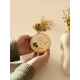 Magnet en bois à personnaliser Mimosa, cadeau mamie
