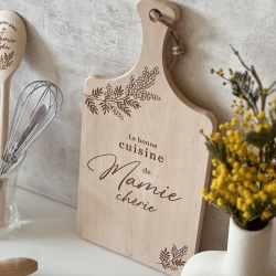 Planche à découper mimosa