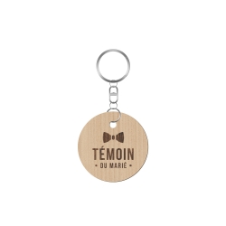 Porte-clé témoin du marié cadeau original mariage