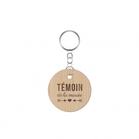 Porte-clé témoin de la mariée mariage cadeau